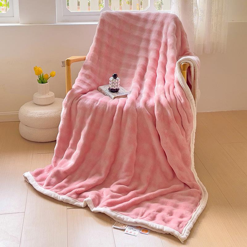 Cross-border Milk Fleece Flannel Nap and Gift Blanket
