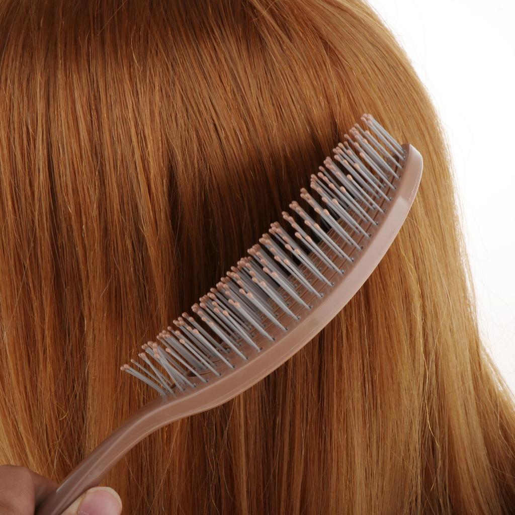 Hair Detangling Brush ABS Plastic Detangler with Round Pins Glide Through Tangles Ease for Curly, Stright, Women, Kids, Toddlers