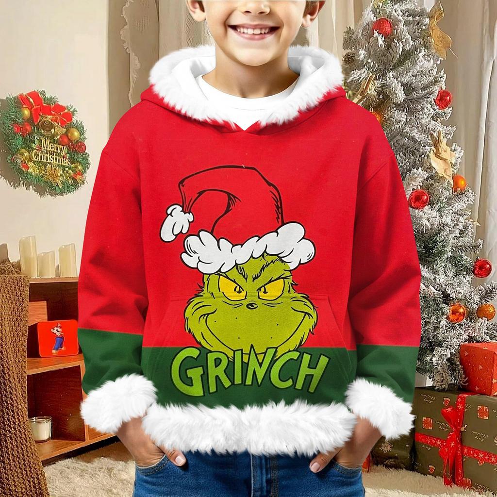 Children's Sweatshirt Girls Boys Long Sleeve Lightweight Casual Hoodie Loose Comfortable  Sweatshirt