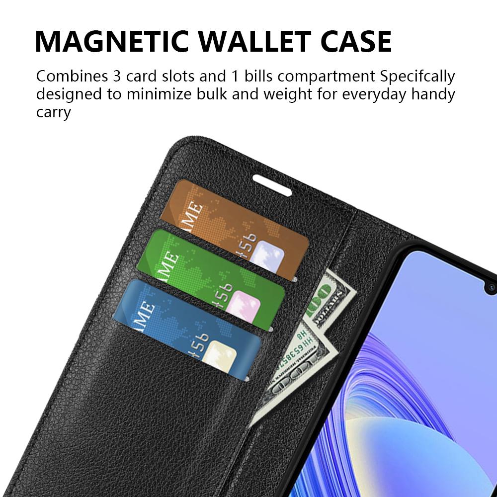 For TCL 40 SE Litchi Texture PU Leather Wallet Function Phone Shell Cover Phone Stand Case