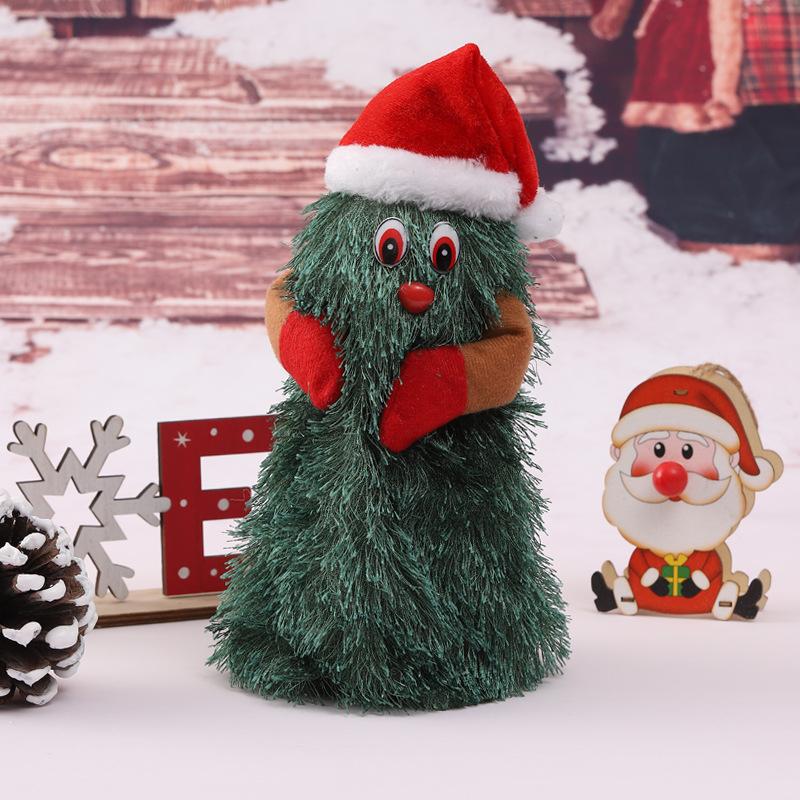 Electric Santa Singing and Dancing Christmas Tree Children's Toys Christmas Gift Decoration Ornaments