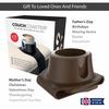 HIT PRODUCTS CouchCoaster Cup Holder Holds and Cups Chair/Sofa Spill-Free - Drinks, Glasses, - Armrest/Table (Brown)