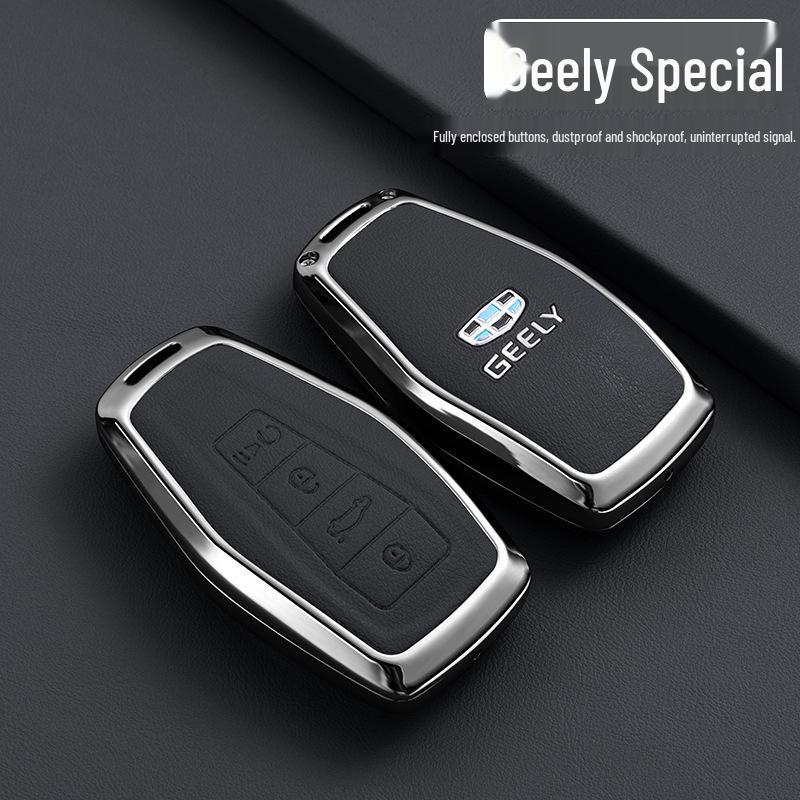 Car Key Covers for Geely Emgrand, Xingrui, Boyue L, Xingyue L, Binyue, and Binrui Vision X6/Icon Models