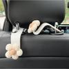 Lovely Multi-functional Flower Car Seat Back Hook,Temperament Flower Seat Back To Store Car Supplies