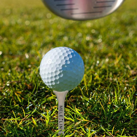 50Pcs Plastic Golf Tees Three-head Design Professional Reduce Friction Serving Pins 38/6983mm Colorful Short Tees Golf Ball Holder Golf