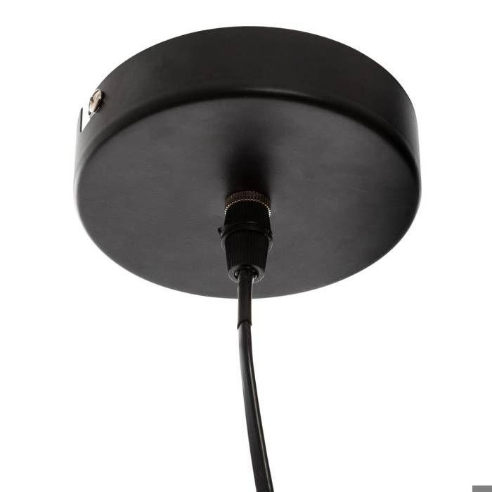 Suspension métal "Desy" noir D15cm - Atmosphera createur d'interieur