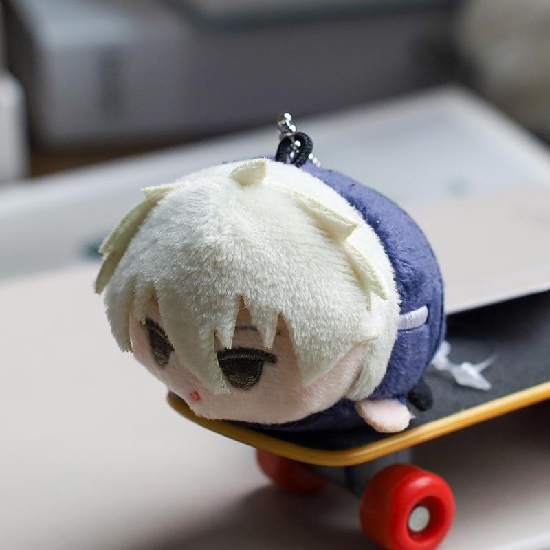 6Cm Blue Lock Plush Keychains Cute Anime Pendants Bag Key Ring Key Chain Isagi Yoichi Nagi Seishiro Itoshi Rin Stuffed Doll Toys