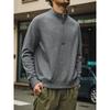 Merino Wool Tencel Lyocell American-Style Light Luxury Half-Zip Stand Collar Sweatshirt for Men, Spring and Autumn Foreign Trade Men's Casual Jacket