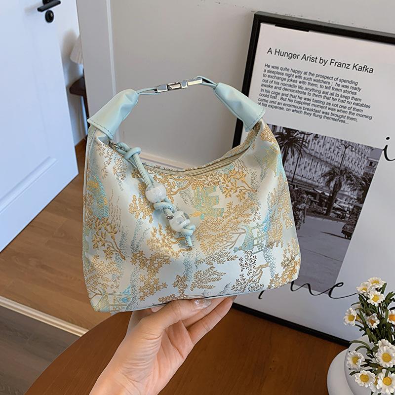 Chinese Style Fine Embroidery Ladies Handbags 2026 Summer Shoulder Bag Crossbody Daily Party Tote Handbag For Women