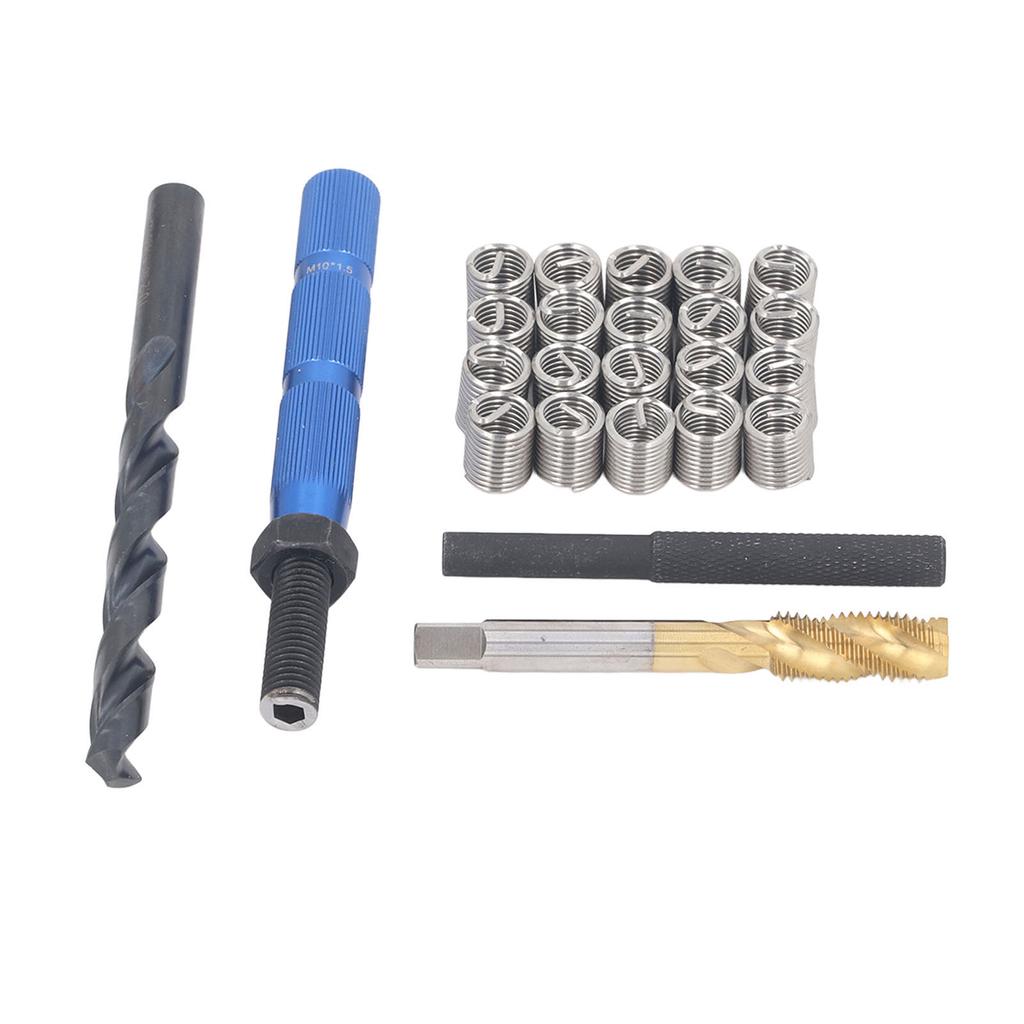 24Pcs Metric Thread Repair Kit M10 X 1. X 2D Thread Repair Insert Kit for Integrity Connection Stre