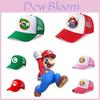 Kšiltovka Super Mario Bros. ve stylu Hip-hop a Anime se zakřiveným okrajem a kulatým vrcholem