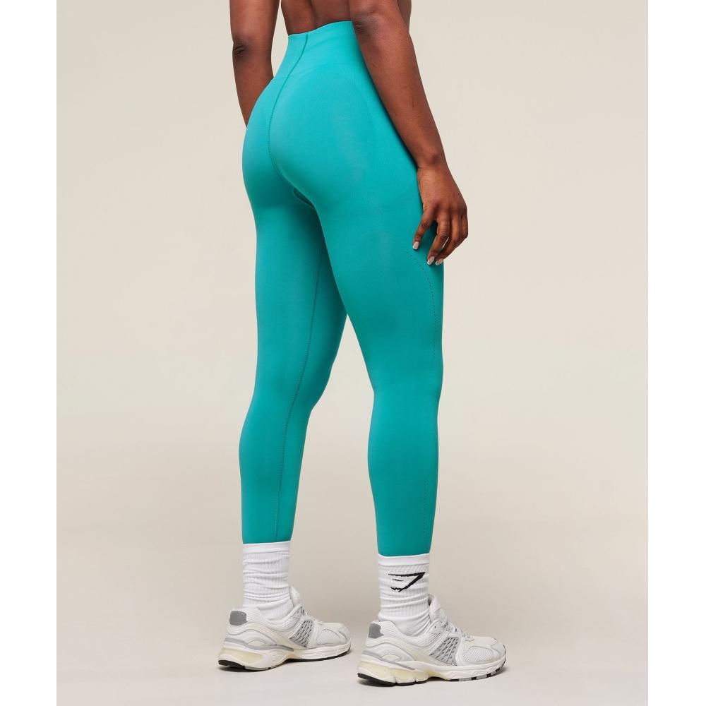 Gymshark Energised Seamless Leggings Jewel Teal B2c7n Tbtc