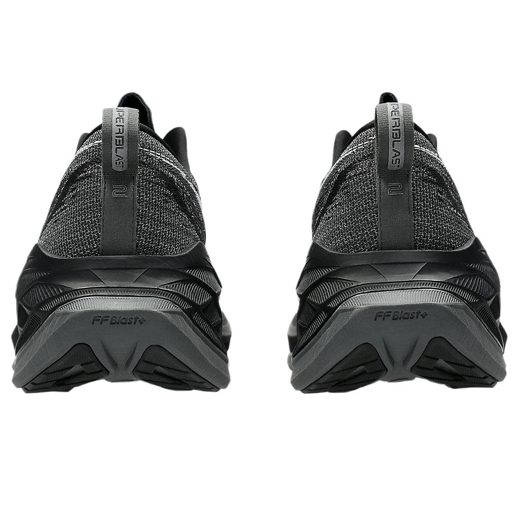 Asics SUPERBLAST 2 Anti Slip Wear Resistant Low Top Running Shoes Unisex Black White