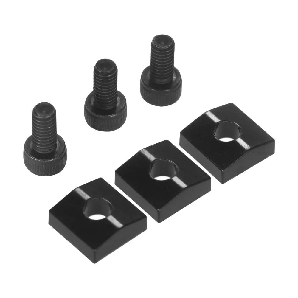 

Electric Guitar Tremolo Bridge String Locks Strings Locking System Metal Nut Block & Clamp Hex Screws Guitar Parts Accessories чёрный