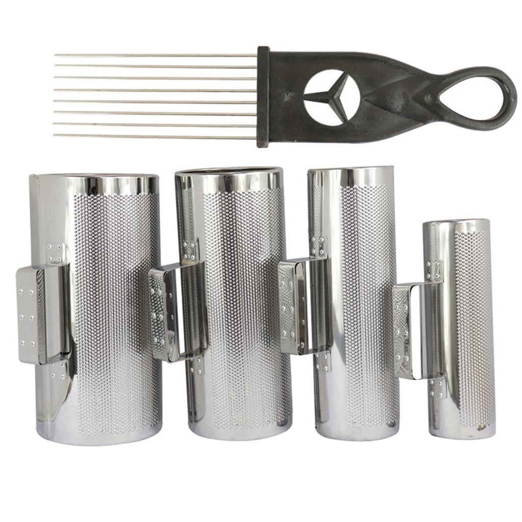 Metal Guiro Musical Instrument with Scraper Hand Percussion Guiro Shaker for Early Education
