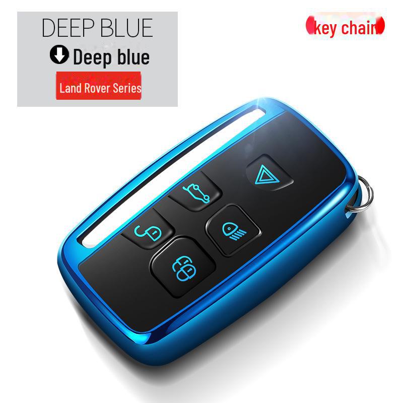 

Чехол для ключа из гальванического ТПУ для Land Rover: Модели Range Rover, Discovery 4, Evoque и Jaguar With Metal Buckle