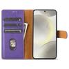 For Samsung Galaxy A55 5G Case Leather Phone Cover with Wallet Stand