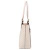 Michael Kors Logo Print PVC Tote Bag Women Tote Bags Light-Pink 35F3GTVT3B-PWDBLSHMLT