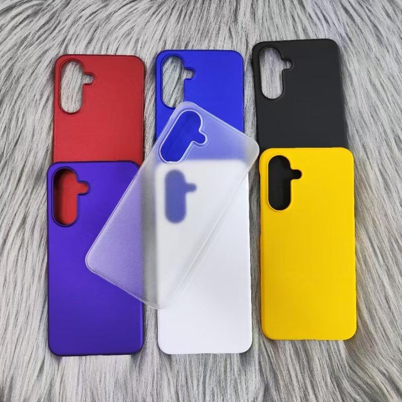 Tenké matné tvrdé PC pouzdro na telefon pro Samsung Galaxy A17 A07 A56 A36 A26 A16 A06 XCover 7 6Pro Nárazuvzdorný jednobarevný zadní kryt