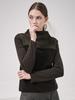 ACUD Rib Patched High-Neck Knit_Brown