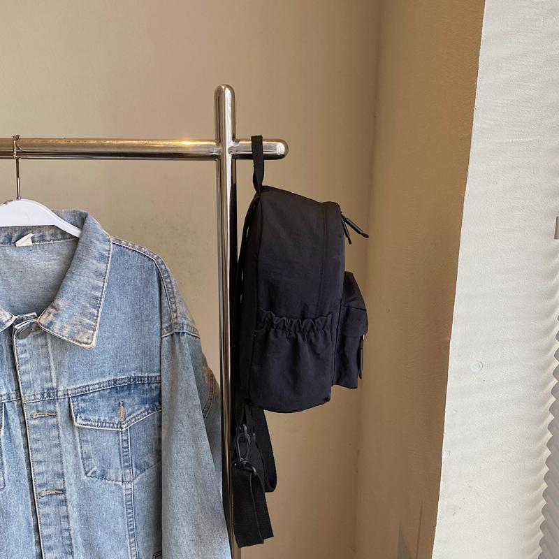 Backpack Women's Multi-use Single-shoulder Lightweight Solid Color Mini Backpack Sport Chest Bag