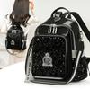 Rucksack Damen Heißer Diamant Pailletten Mode Punk Hohes Gefühl Große Kapazität Reise Persönlichkeit Tasche Baigou Rucksack