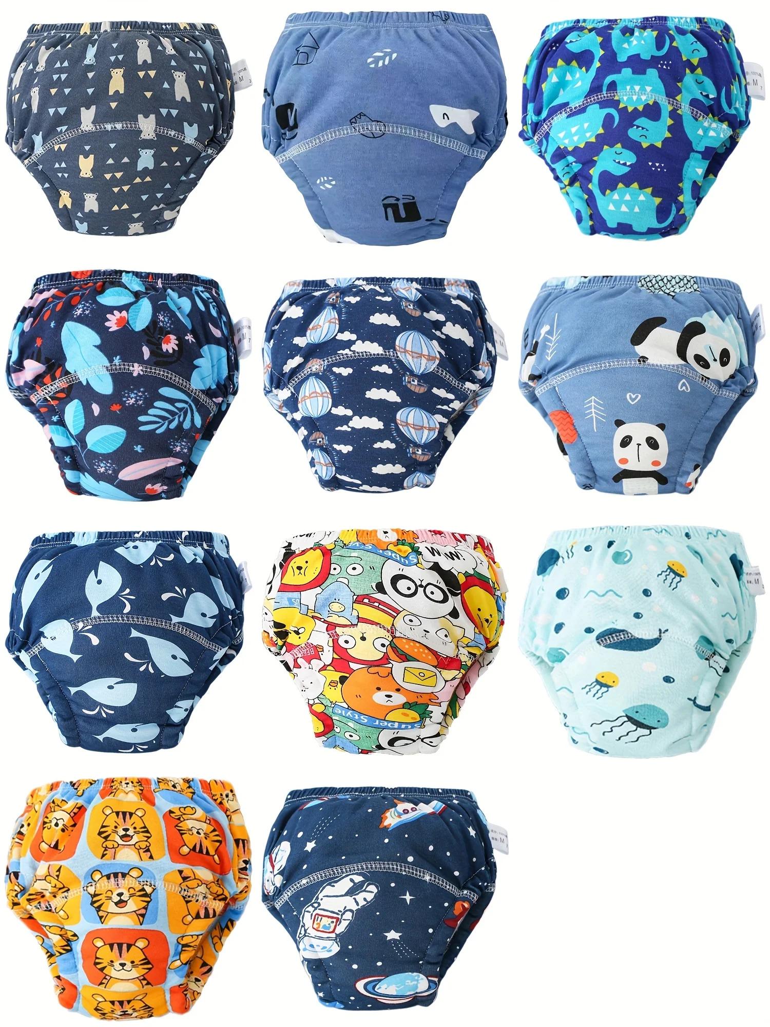 

11pcs Set Training Pants Durable Washable Soft Comfortable for Toilet Potty Training Practical Essential Ideal Gift for Boy Girl S