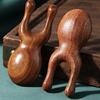 Wooden Facial Meridian Massager Eye and Nose Massage Tool for Anti Aging Skincare and Relaxation