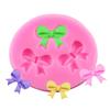 1pcs  Cartoon Bow Tie Silicone Mold For Chocolate Fondant Jelly Candy Cake Decoration Baking Tool Bow-knot Resin Art Moulds