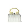 Bags Acrylic box bag 2025 new European and American fashion mirror dinner bag women's diamond messenger box bag