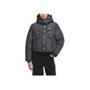 adidas Originals FW25 FK Denim Crop Sports Warm Zipper Long Sleeve Down Jacket Women Jacket KC2634
