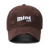 Letter Embroidery Cap Women's Spring Autumn Baseball Cap Ponytail Panama Cap Summer Men's Outdoor Hole Sunscreen Cap
