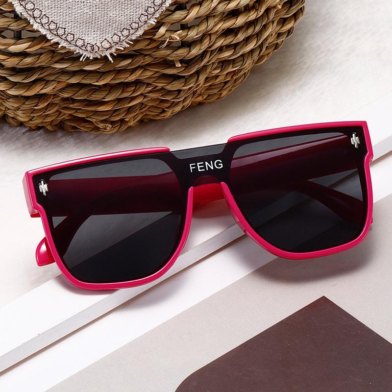Children'S Sunglasses Trendy Boys And Girls Street Photography Large Frame Glasses Personalized Baby Uv Protection Sunglasses