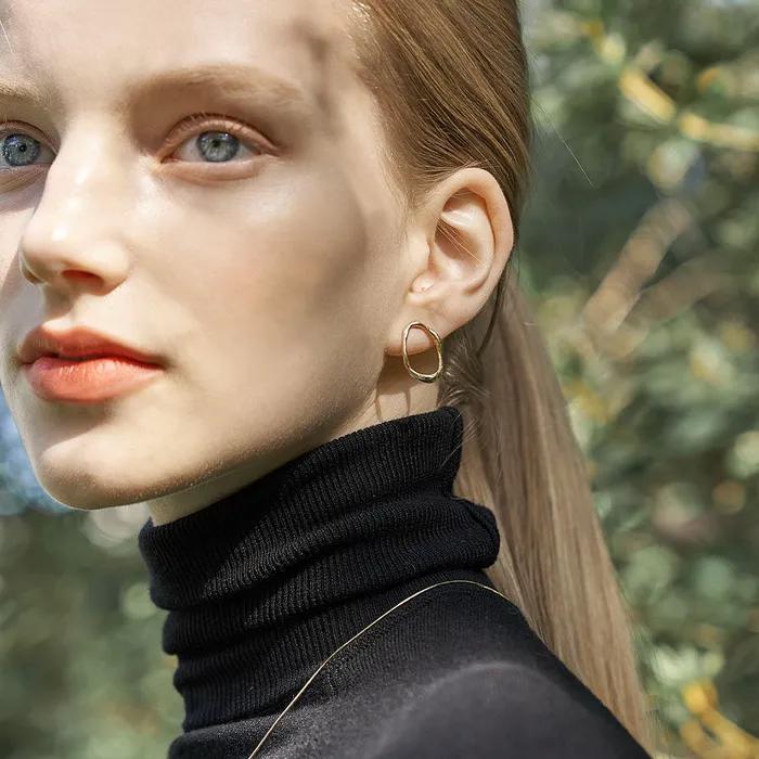COTOIT_[FLOW] Oval Earring