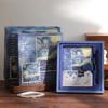 Artistic Oil Painting Notebook Gift Set with Retro PU Magnetic Buckle - Ideal for Business or Student Souvenirs.