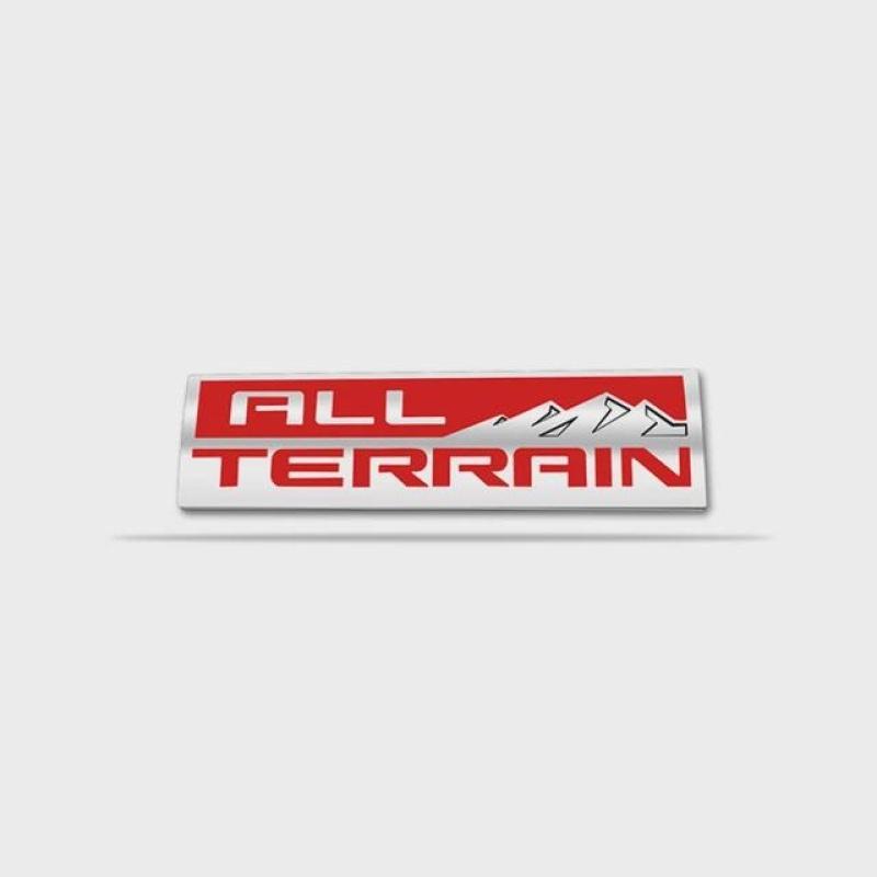 ALL TERRAIN Nálepka Emblém na Kufr Karoserie Auta pro S-ilverado C-ruze S-park O-rlando M-alibu Auto Odznak Vnější Příslušenství