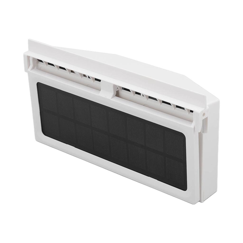 Solar Powered Car Cooler Large Wide Angle 3 Fans Deodorant Energy Saving Car Exhaust Ventilation Fan White