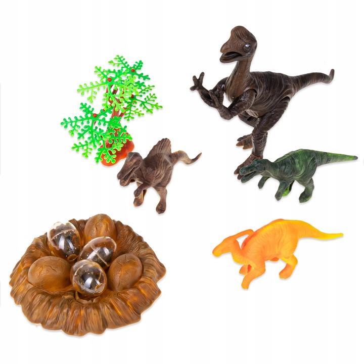 Mega Dinozaur T-Rex Chodzi Ryczy Świeci Znosi Jaja