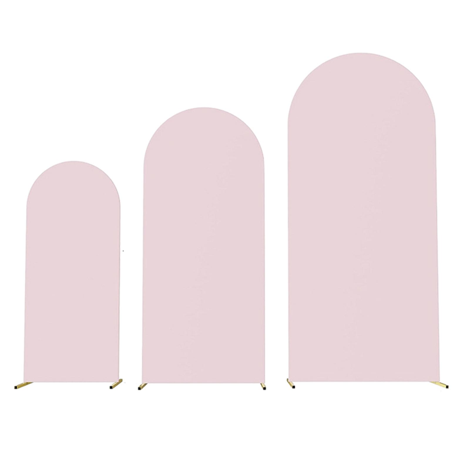 

Wedding Arch Cover Round Top Ornaments Flower Door Background Decorative Backdrop Cover for Engagement Baby Shower Decoration 50cmx120cm