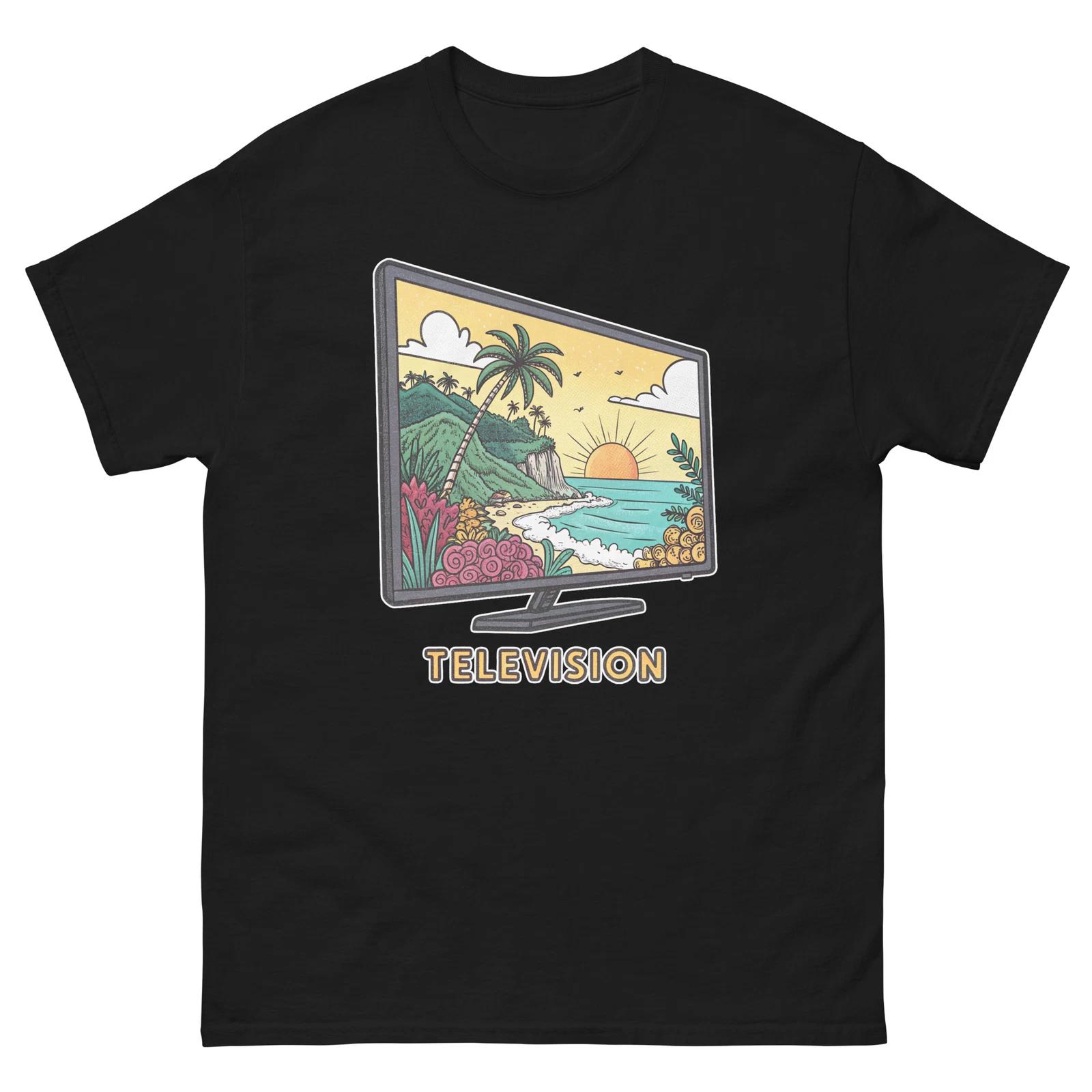 

Television Screen Popular Illustration Object T-Shirt 2XL