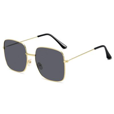 Große Metall-Quadrat-Sonnenbrille Vielseitige Ozean-Gläser Schattierungen für Damen & Herren