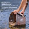 Round Travel Camping Folding Bucket Multi-functional Fishing Bucket New Outdoor Water Bucket