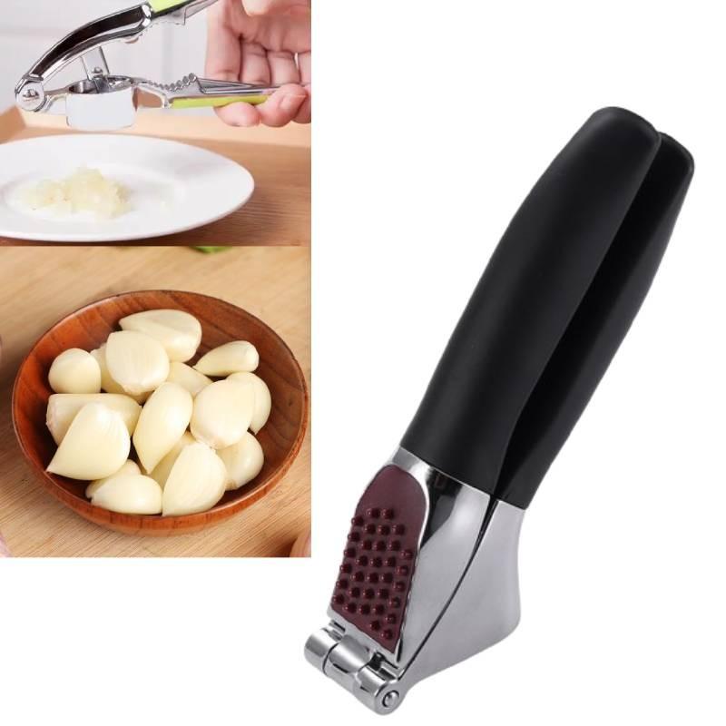 Grips Press Garlic Kitchen Tools Grip Handle Removable Press Plate Easy Clean