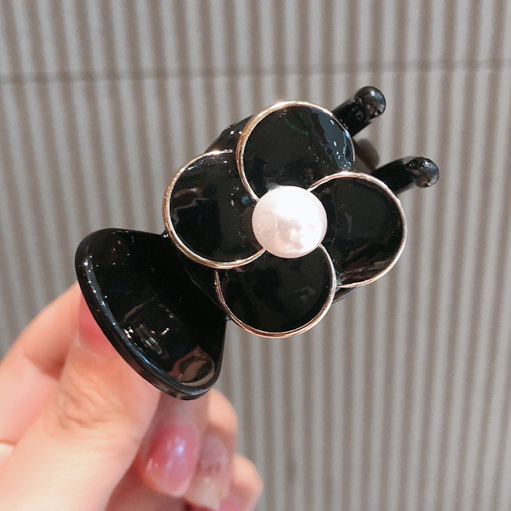Wear Girls Bangs Clip Camellia Flower Hairpin Small Grip Clips Solid Colors Women Hair Accessories