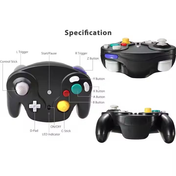 For Game for NGC Controller GC Port PC USB Wired Gamepad Joypad Joystick for Computer