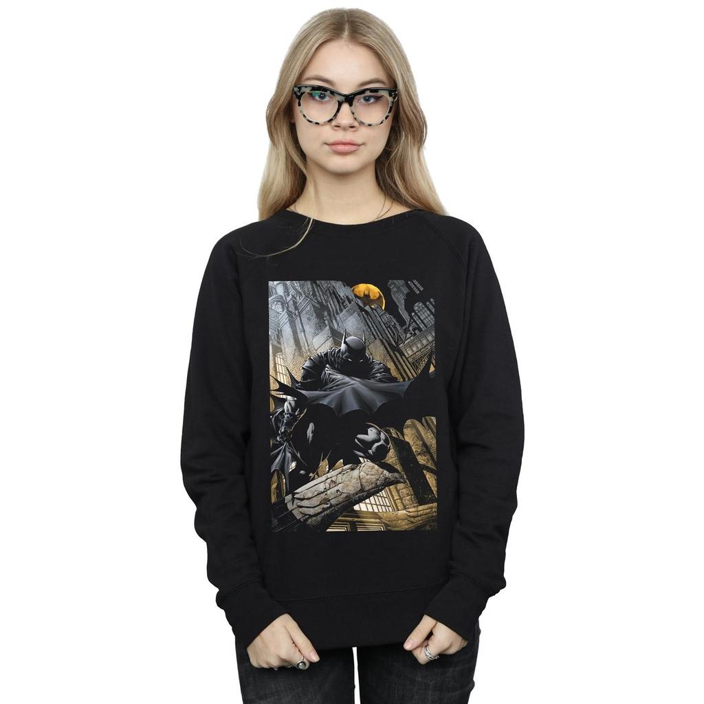 DC Comics Womens/Ladies Batman Night Gotham City Sweatshirt