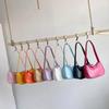 Soft PU Leather Women Shoulder  Bags Casual Solid Color Small Top-Handle Handbags Ladies Fashion Shoulder Bags