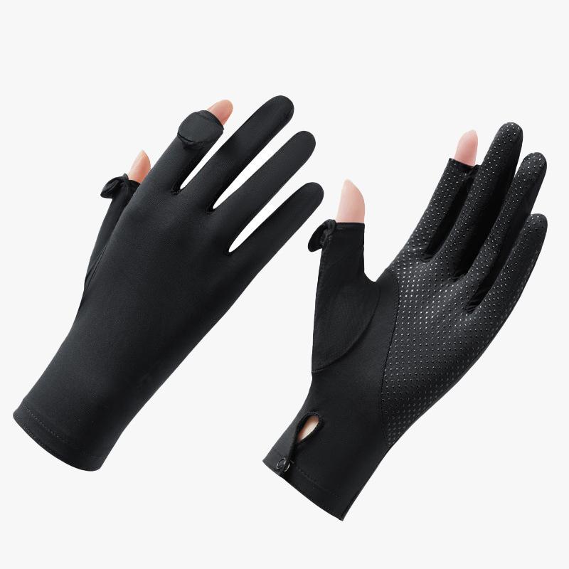 Sunscreen Gloves for Women with Ultraviolet Rays Summer Electric Car Anti Slip Thin Touch Screen Riding Sunscreen Gloves for Women