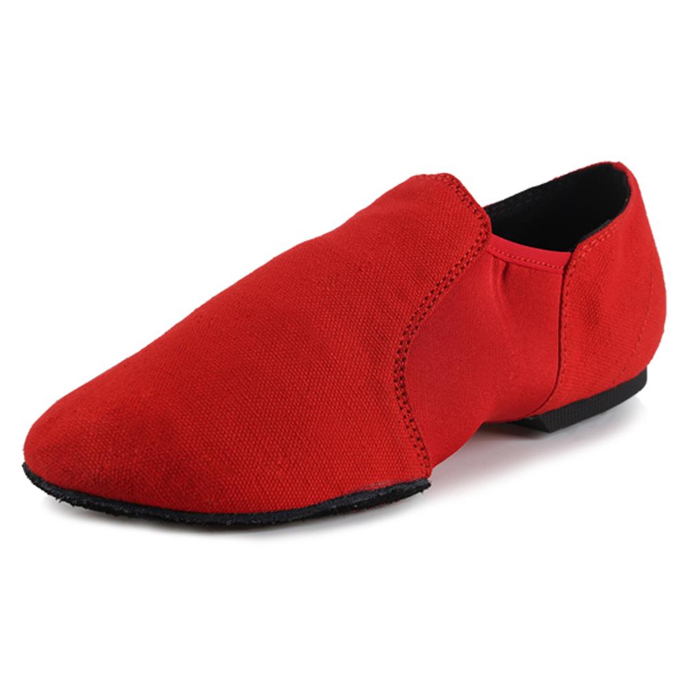 Scarpe da ballo in tela da donna Scarpe da balletto per danza jazz per adulti Scarpe da insegnante Scarpe con fondo morbido