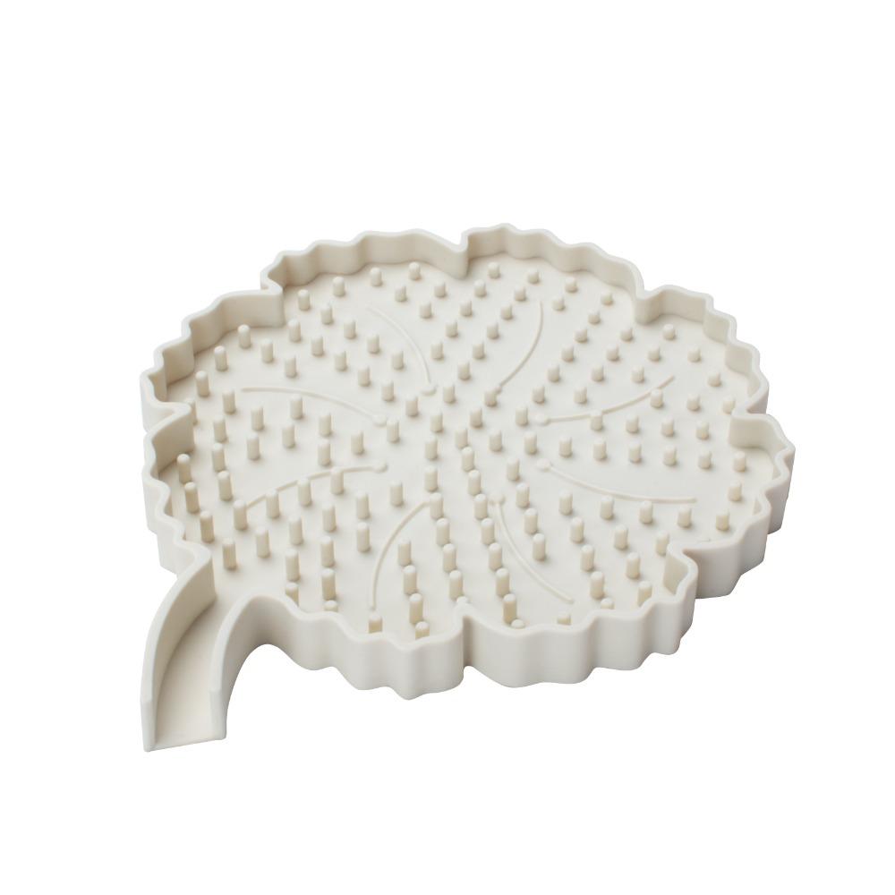 

Silicone Soap Box Self-draining Soap Container Creative Soap Tray Bathroom Accessories бежевий